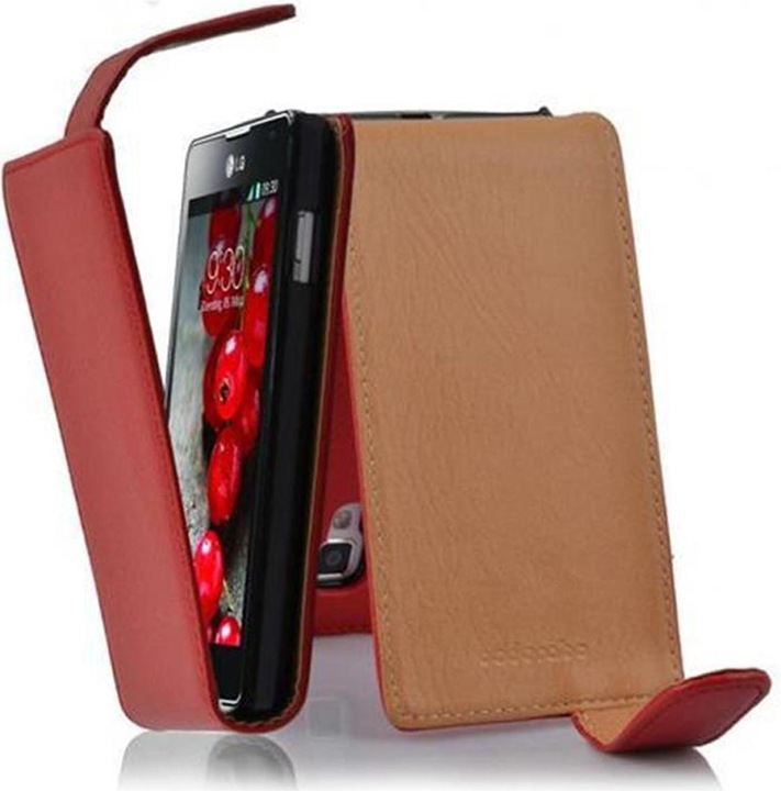 Actual product image Cadorabo Flip with structure cover (LG Optimus L7 II)