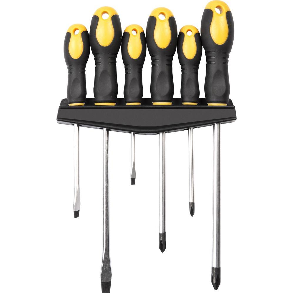 Fieldmann, Schraubenzieher, Rinkinys 6 wkrętaków śrubokrętów FDS 1102-6R (Schlitz, Phillipps-Kreuzschlitz (PH))