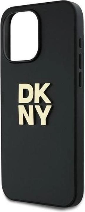 Actual product image DKNY DKHCP15XPBSWSK iPhone 15 Pro Max 6.7" czarny/black hardcase Wrist Strap Stock Logo (Apple iPhone 15 Pro Max)