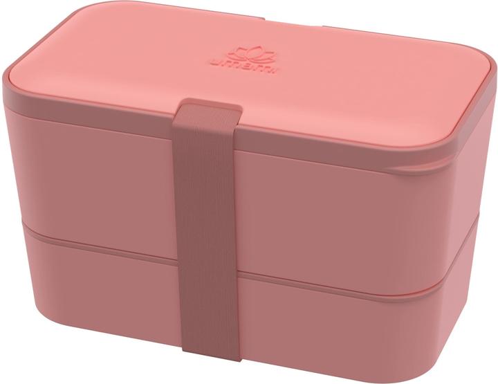 Actual product image Umami Bento Box Nestable L Coral Pink