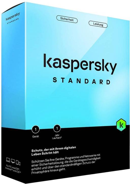 Immagine prodotto Kaspersky Standard 1 Dispositivo Sierra Box (DE) (1 Utente, 12 mesi)