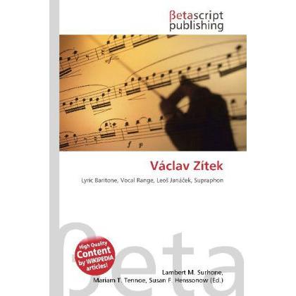 Václav Zítek, Fachbücher von Lambert M. Surhone, Mariam T. Tennoe, Susan F. Henssonow