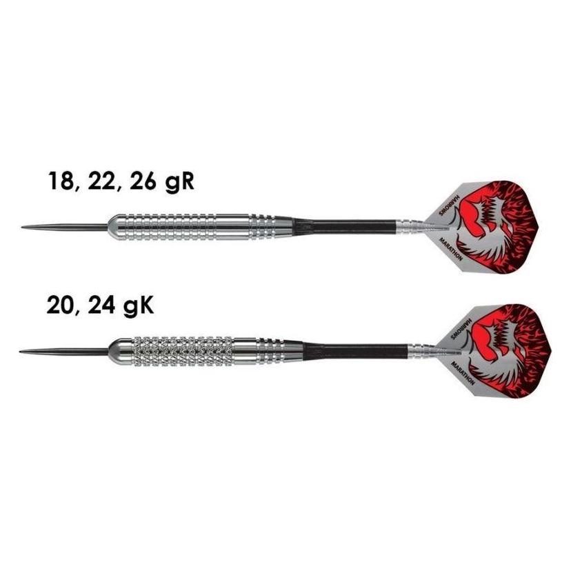Harrows Darts Steeltip Sidabrinis Arrows 3x26gR