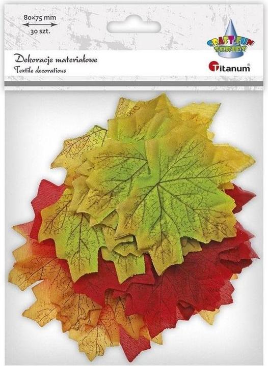 Titanum Stoff Ahornblätter 85x70mm 30 Stk