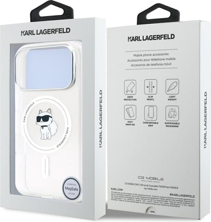 Actual product image Karl Lagerfeld - IML MagSafe - iPhone 17 Pro Max - Transparent (Apple iPhone 17 Pro Max)