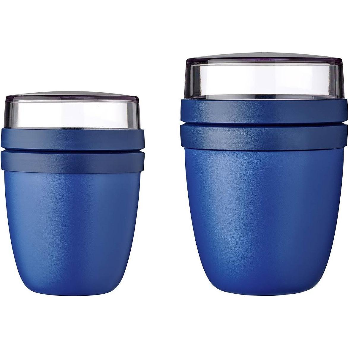 Mepal Ellipse Lunchpot mini + regular, Lunchbox, Blau
