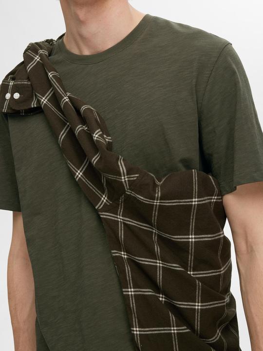 Immagine prodotto Selected Homme Maglietta in cotone con filato a fiamma (XXL)