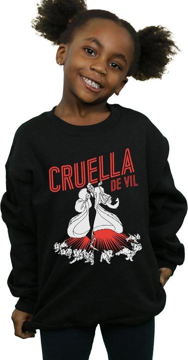 Produktbild Disney Cruella De Vil Dalmatians Sweatshirt Mädchen (128)