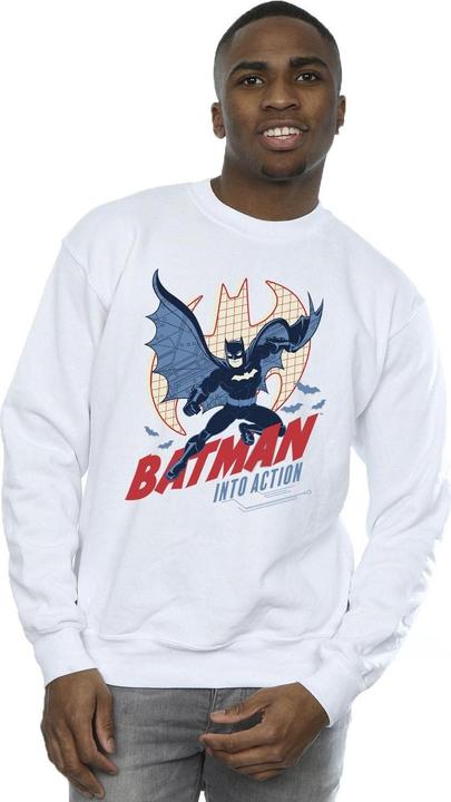 Produktbild Batman Into Action Sweatshirt aus Baumwolle (M)
