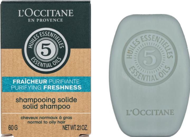 Actual product image L'Occitane Shampoo Solid Fraich Purifiant (Solid shampoo, 60 g)