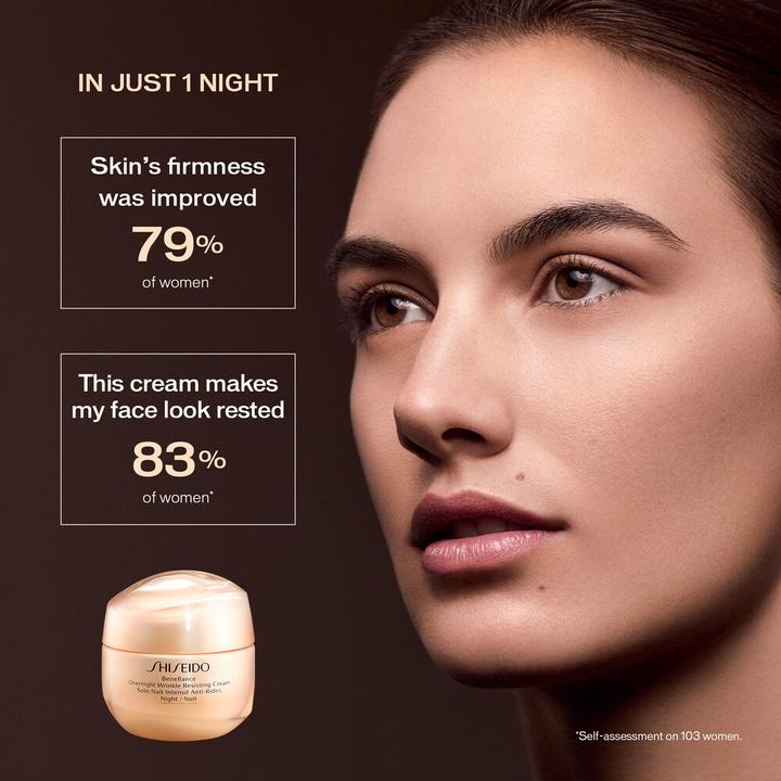 Actual product image Shiseido Benefiance - Overnight Wrinkle Resisting Cream (50 ml, Night cream)