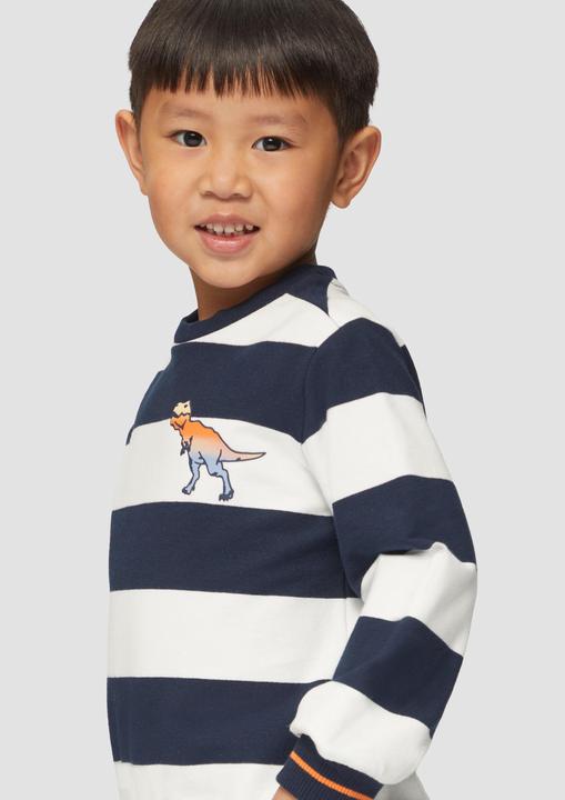 Produktbild s.Oliver Sweatshirt Sweatshirt mit Print-Detail (116, 122)