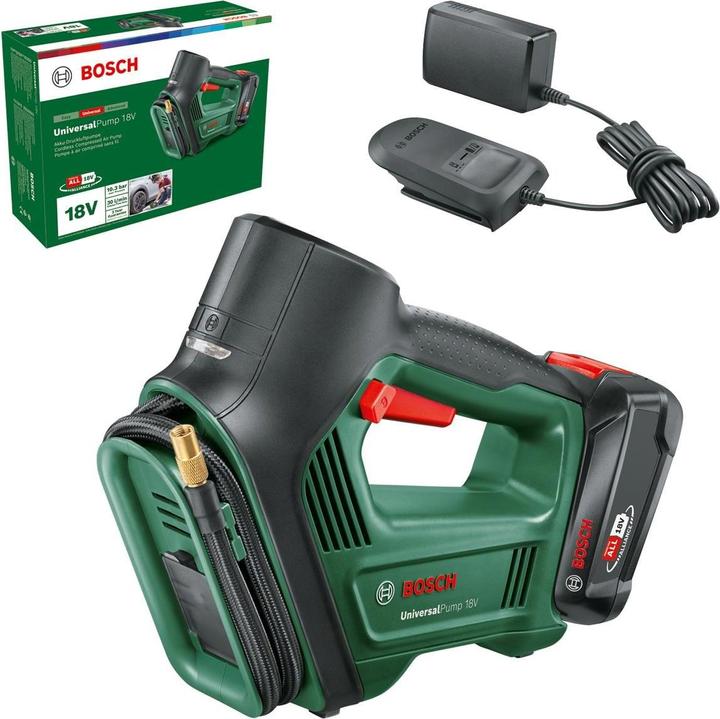 Actual product image Bosch Home & Garden Home and Garden Battery Air Compressor UniversalPump 18V 10.3 bar (10.30 bar)