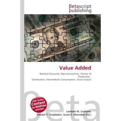 Value Added, Fachbücher von Lambert M. Surhone, Susan F. Marseken, Miriam T. Timpledon