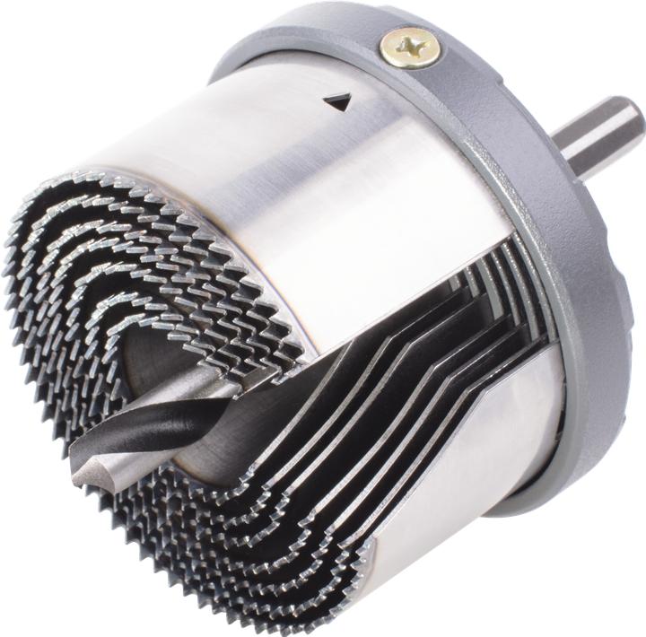 Produktbild wolfcraft 1 Standardlochsäge ø25,32,38,45,50,56,62 (25 mm, 26 mm, 27 mm, 28 mm, 29 mm, 30 mm, 31 mm, 32 mm, 33 mm, 34 mm, 35 mm, 36 mm, 37 mm, 38 mm, 39 mm, 40 mm, 41 mm, 42 mm, 43 mm, 44 mm, 45 mm, 46 mm, 47 mm, 48 mm, 49 mm, 50 mm, 51 mm, 52 mm, 54 mm, 55 mm, 56 mm, 57 mm, 58 mm, 59 mm, 60 mm, 62 mm)