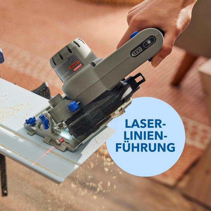 Productafbeelding Dremel Akku-Kreissäge 12V mit Laser CS12V-S1 Akku-Handkreissäge