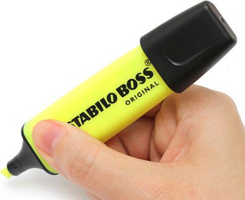 Actual product image STABILO BOSS ORIGINAL highlighter