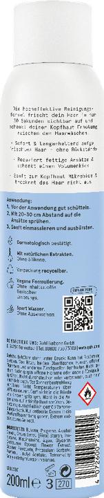 Immagine prodotto Guhl 30 Sekunden Trockenshampoo Volumen&Frische (200 ml, Shampoo secco)
