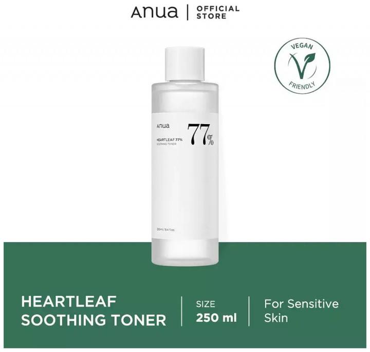 Image du produit Anua Heartleaf 77% Soothing Toner (Tonique visage, 250 ml)