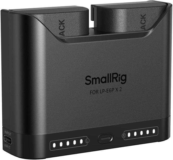 SmallRig 5485 Turbo Charging Kit for LP-E6P Camera Batteries (Camera battery, Camera battery charger)