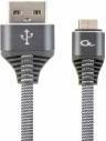 Produktbild Gembird CC-USB2B-AMMBM-1M-WB2 USB Kabel USB 2.0 Micro-USB B USB A Grau (1 m, USB 2.0)