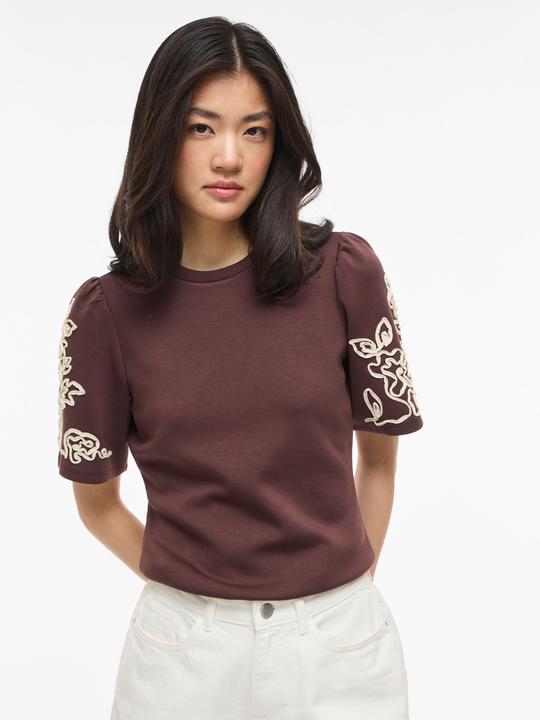 Produktbild Vila VIMIA Rundhals Sweatshirt mit kurzen Ärmeln (L)