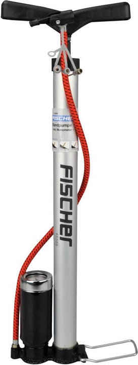 Fischer Fahrrad-Standpumpe Alu