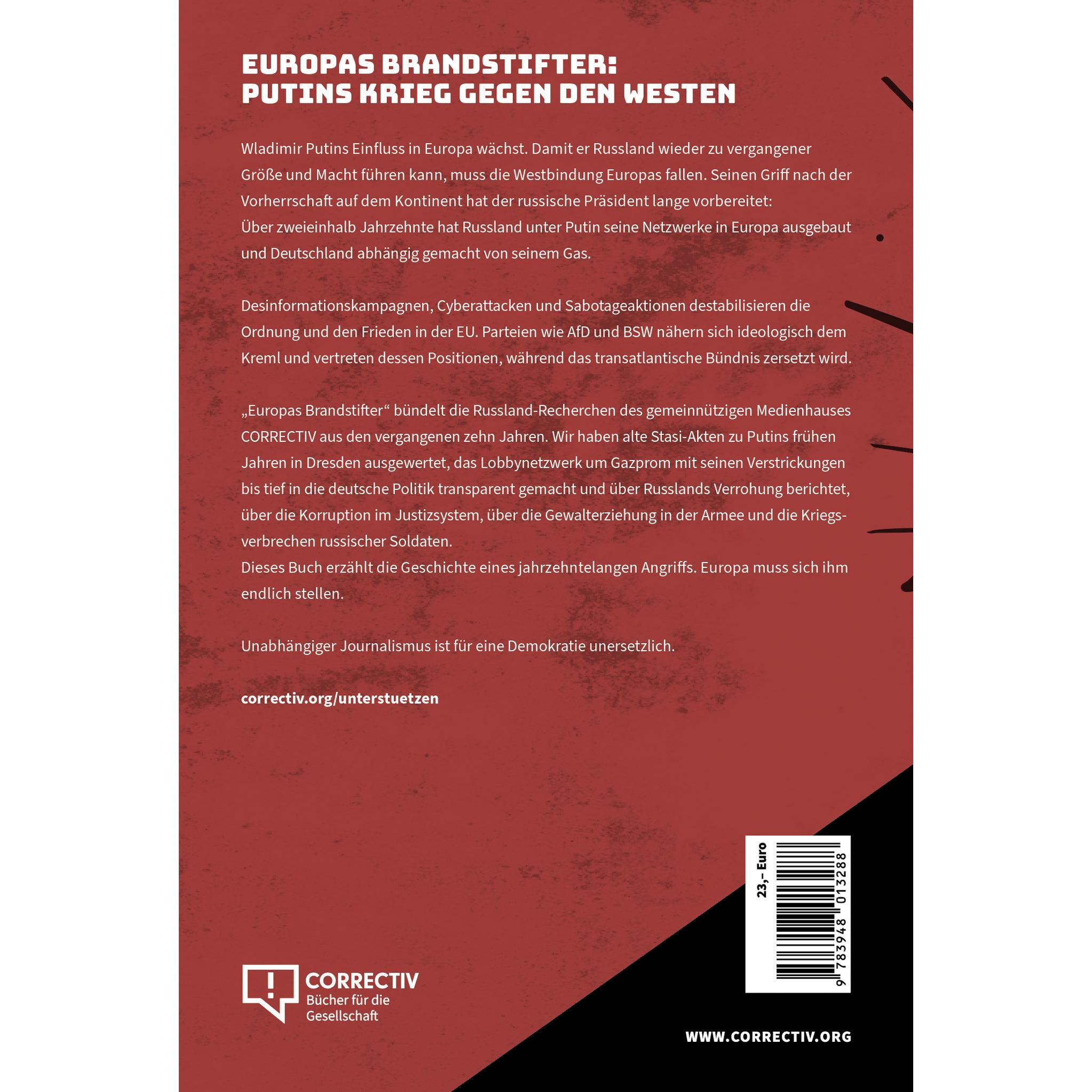 Thumbnail - Europas Brandstifter, Sachbücher von Marcus Bensmann, David Schraven