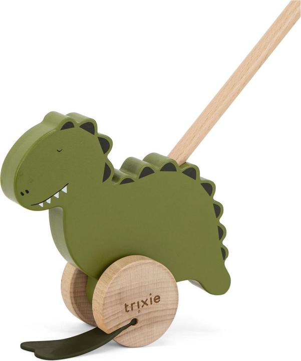 Productafbeelding Trixie Baby Houten dinosaurus duw-speelgoed