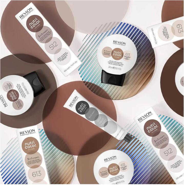 Produktbild Revlon Professional Nutri Color Creme - Golden Ash Brown 613 (Hell Braun)