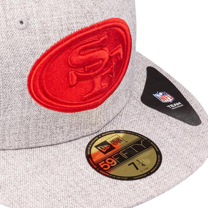 Produktbild New Era 59Fifty Heather Grey San Francisco 49Ers (7)