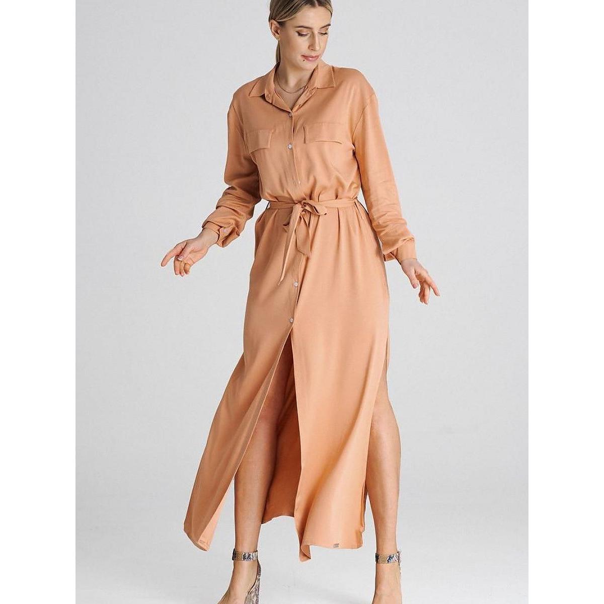Figl, Damen, Kleider, Alltagskleid model, Orange, (XL)
