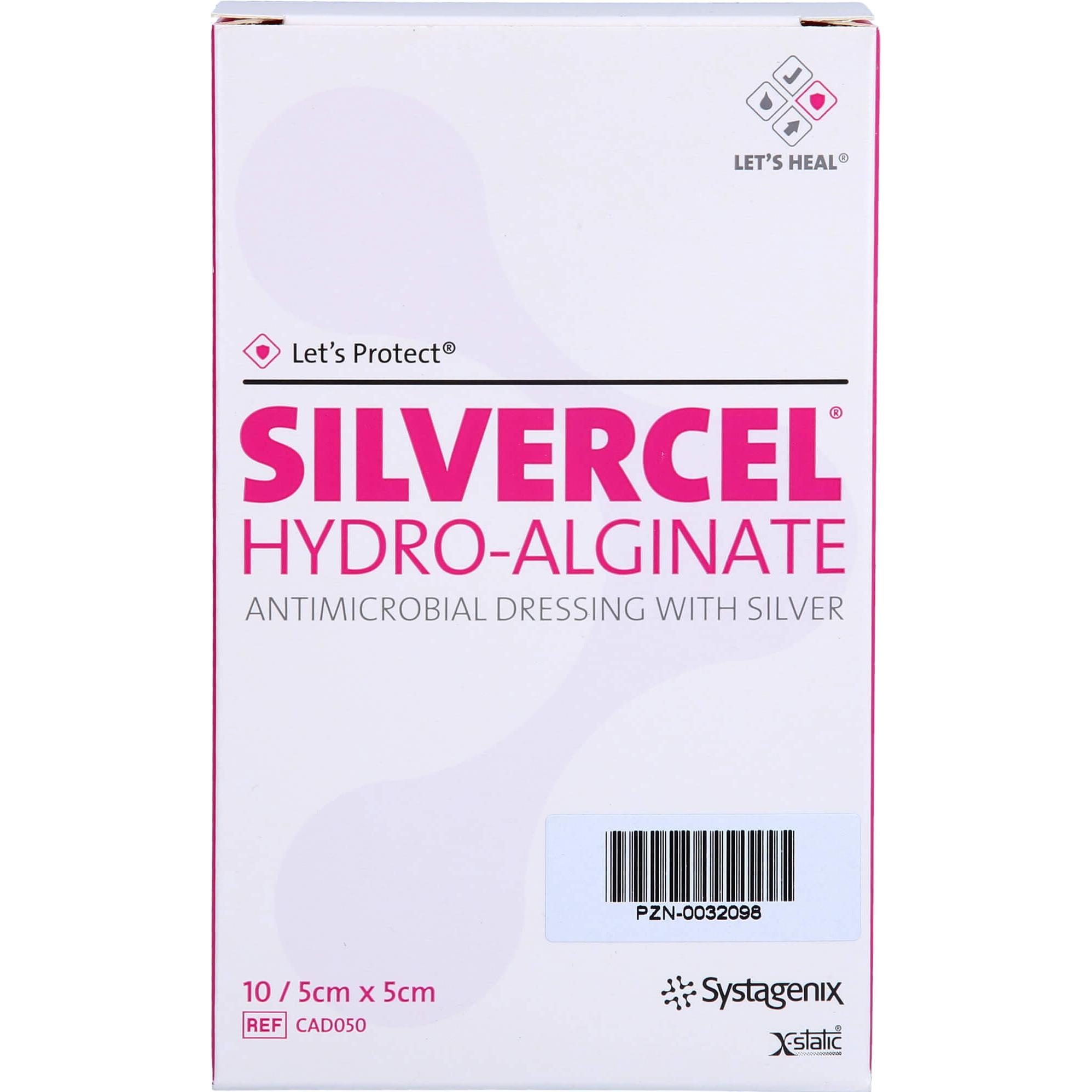 Thumbnail - Silvercel, Verbandsmaterial, Hydroalginat Kompressen 5x5cm