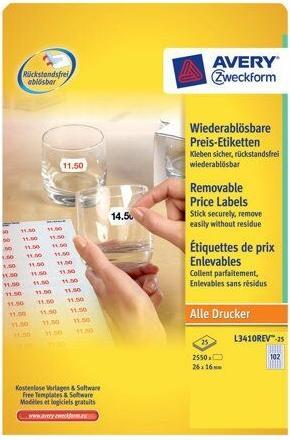 Produktbild Avery Preis-Etiketten