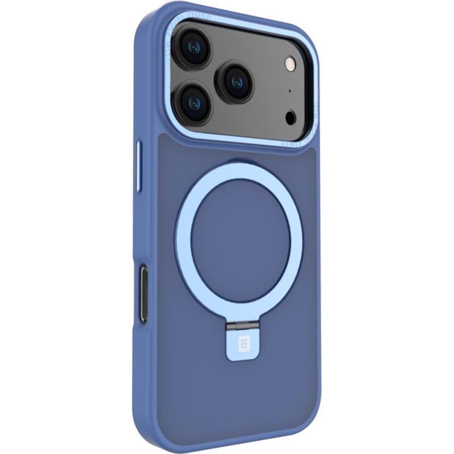 Evelatus Back panel cover Apple iPhone 17 Pro Shield Case With MagSafe & Stand Matte Blue (Apple iPhone 17 Pro), Cover smartphone, Blu