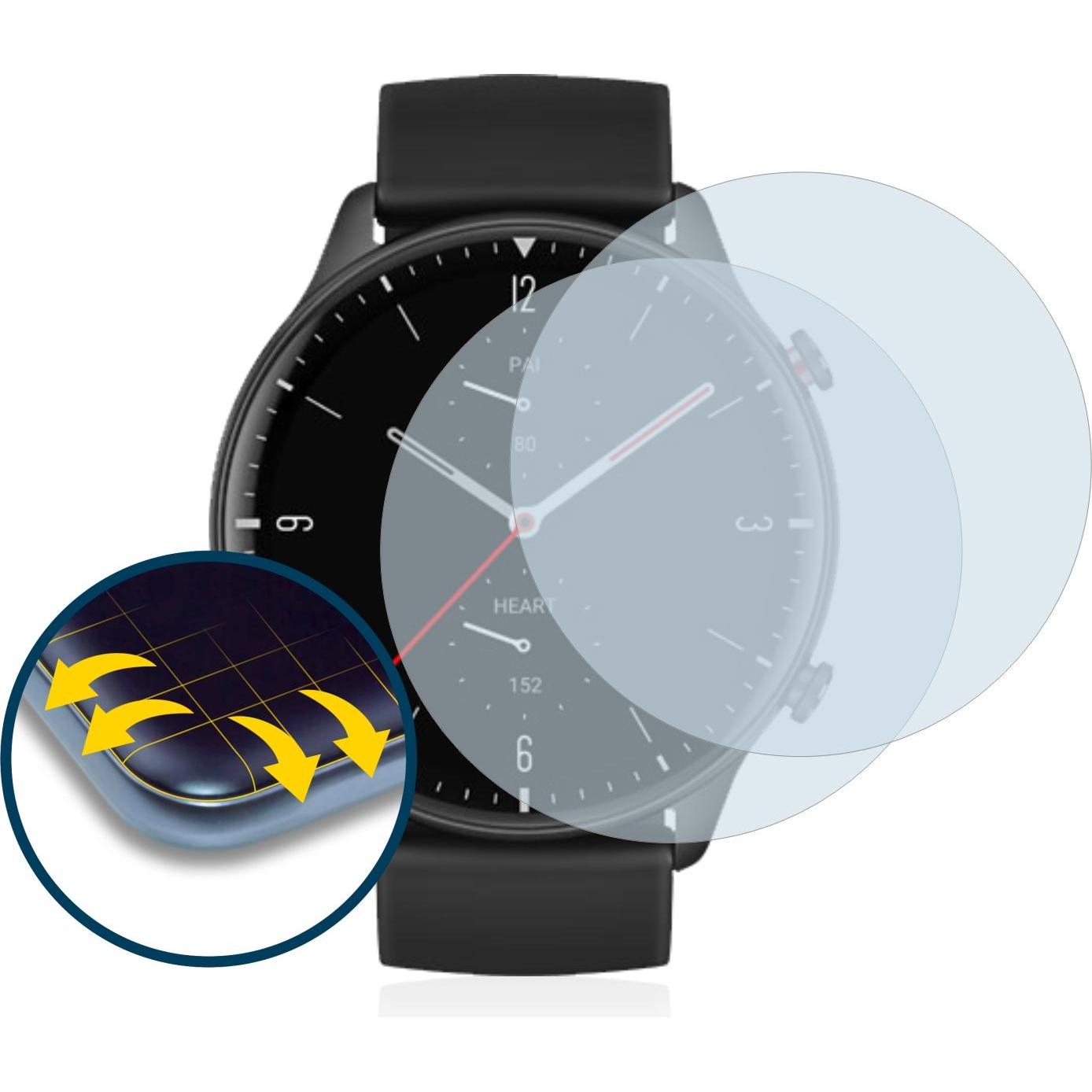 Thumbnail - BROTECT Full-Cover Displayschutz Matt, Smartwatch Schutzfolie, Grau