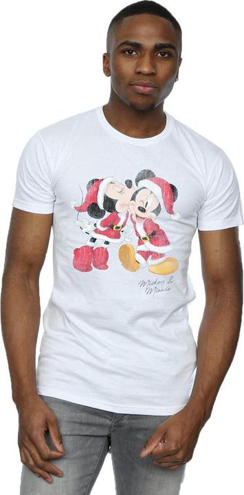 Produktbild Disney Mickey And Minnie Christmas Kiss TShirt (3XL)