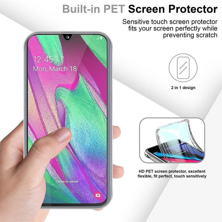 Produktbild Cadorabo TPU 360 Grad Case Cover (Samsung Galaxy A40)
