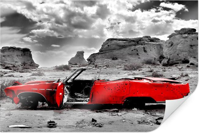 Actual product image Trenddeko Red Cadillac (45 x 30 cm)