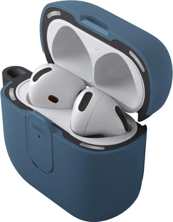 Actual product image Uniq Case Clyde for AirPods 4 Lock Case blue (Headphone sleeve)