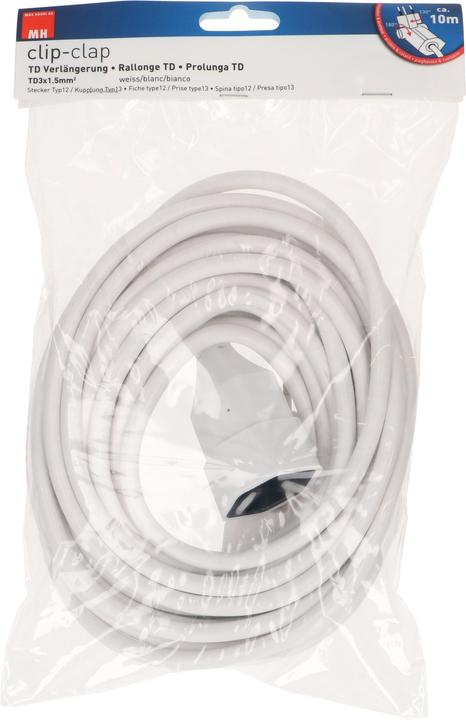 Image du produit Max Hauri clip-clap Rallonge TD H05VV-F3G1.5 (10 m, Type 13)