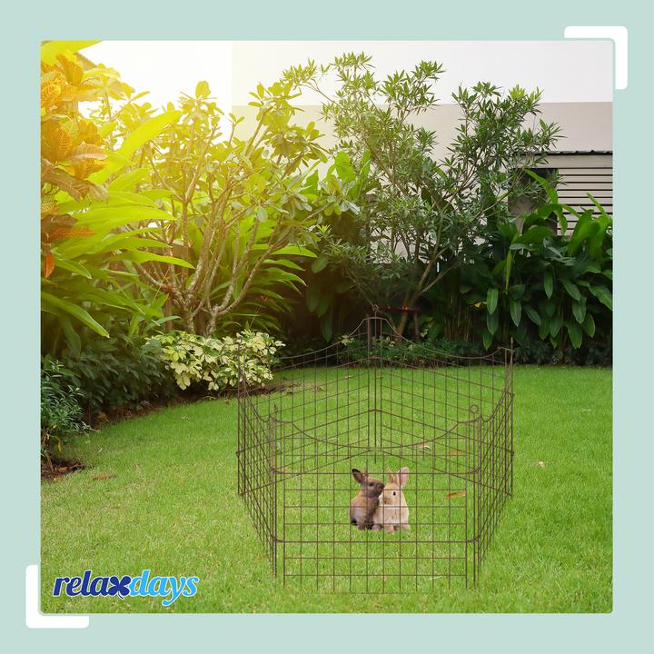 Actual product image Relaxdays 5x Garden-Fence