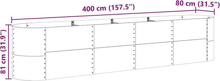 Produktbild vidaXL Gartenpflanzgefässe