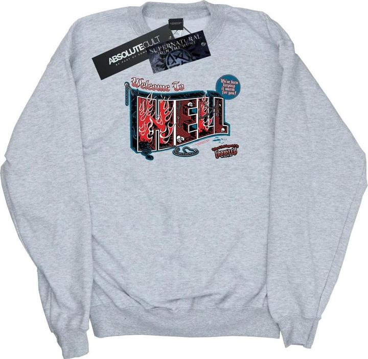 Actual product image Supernatural Womens/Ladies Welcome To Hell Sweatshirt (L)
