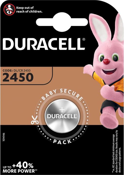 Actual product image Duracell Electronics 2450 (1 pcs., CR2450, 560 mAh)