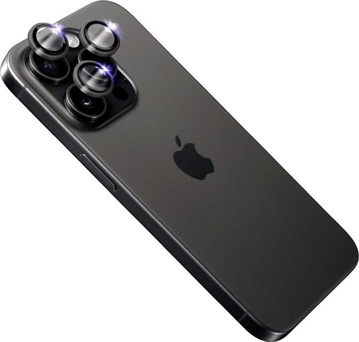 Fixed Sapphire Camera Glass iPhone 15Pro/15PM,bl. (Apple iPhone 15 Pro, Apple iPhone 15 Pro Max)