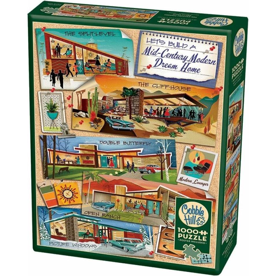 Cobble Hill Puzzle Mid-Century Modern Dream House 1000 Teile (1000 Teile)