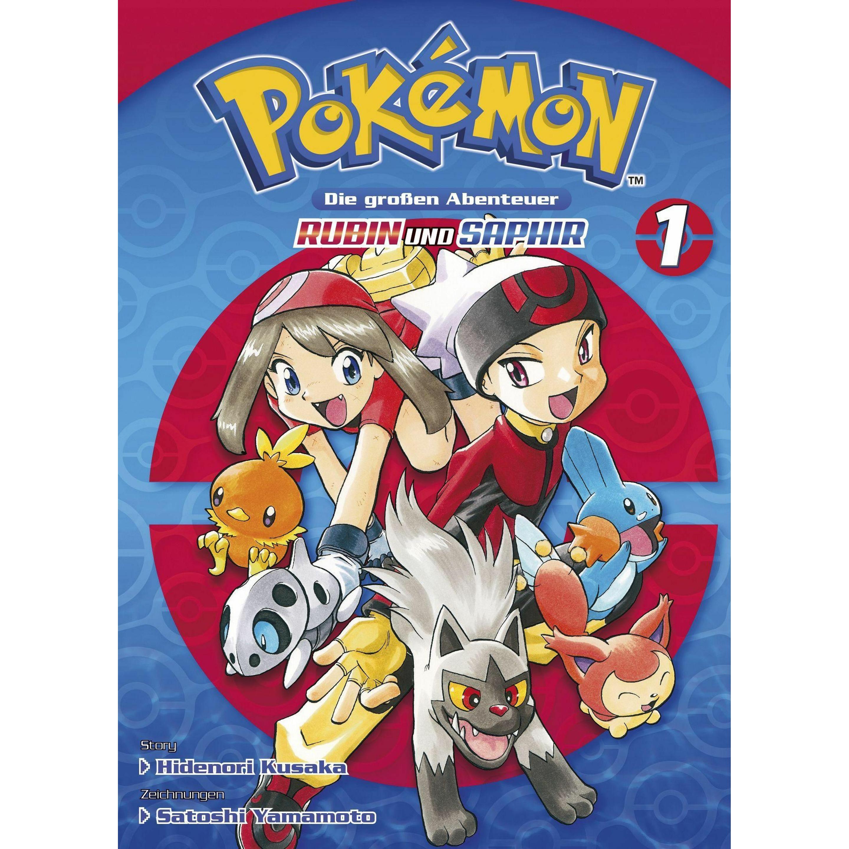 Pokémon - Die grossen Abenteuer: Rubin und Saphir 01, Narrativa di Satoshi Yamamoto, Kusaka Hidenori