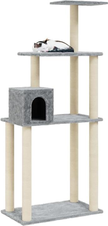 Actual product image vidaXL Katzenbaum (147 cm, Light grey)