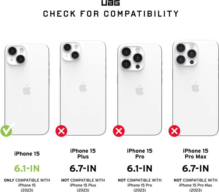 Actual product image UAG Monarch Case (Apple iPhone 15)